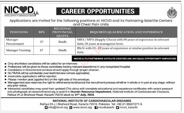 NICVD Jobs